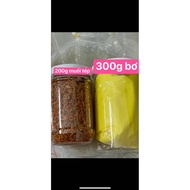 [LOẠI NGON] Combo bánh tráng phơi sương hành phi + siêu bơ 300g bơ ăn vặt bánh tráng