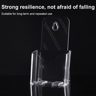 A6 Acrylic Brochure Holder Wall Mount Flyer Pamphlet Standee Display for Office Use