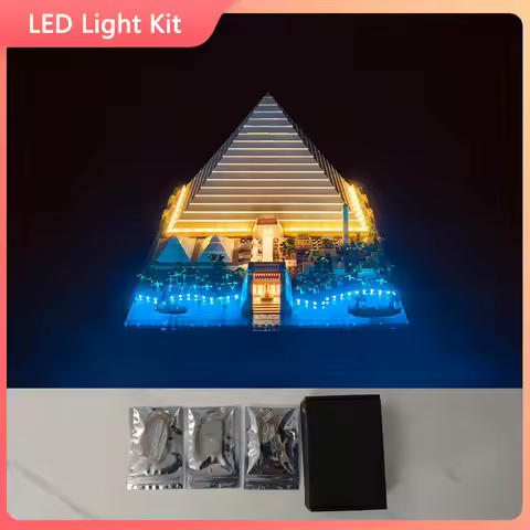 LED Light Set For 21058 The Great Pyramid of Giza compatible 6111 (Only LED Light, NOT Include The M