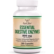 Digestive Enzymes - 800mg Blend of All 10 Most Essential Digestive and Pancreatic Enzymes (Amylase, 
