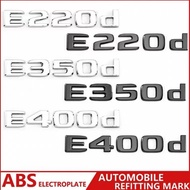 Suitable for Mercedes-Benz E-Class Tail Label Rear Car Label Sticker E220d E350d E400d Letter Label 