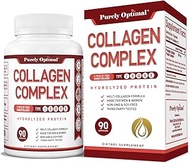 Premium Multi Collagen Peptides Capsules (Types I, II, III, V, X) - Anti-Aging, Hair, Skin and Nails, Digestive &amp; Joint Health Supplement, Hydrolyzed Collagen Pills, Women &amp; Men (90 Collagen Capsules)