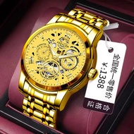 New Swiss brand automatic mechanical men s watch famous brand business hollow high-end luminous waterproof men s watch