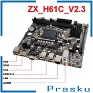 [PRASKU] H61 Motherboard LGA 1155 DDR3 Mainbord For Intel Core and Xeon CPU VGA+HDMI