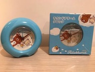 全新絕版,原裝日本制鬆弛熊 Rilakkuma 時鐘,鬧鐘 ，角落生物，迪士尼，反斗奇兵