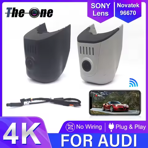 4K OEM Dash Cam For Audi A3/A4/A5/Q5/Q3/A6/A7/Q7/A1/Q2/TT/RS/S/SQ5/S8/SQ8 2004-2012 with Night Visio
