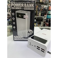 powerbank 50000mah remax rpp-162 4 port usb charger with torchlight