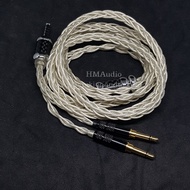 7NOCC Litz 23AWG 1.25mm silver-plated copper headphone wire CNY 8 - Connector Hifiman Dual 3.5mm