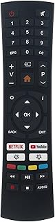 Replace Remote Control Fit for SANSUI HD LED Smart TV S32P28N ES32S1N S40P28FN S43P28FN GQTVOMV03 S5