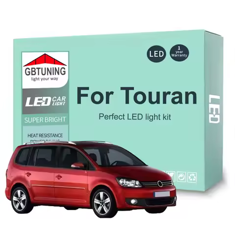 Canbus LED Interior Light Bulb For VW Volkswagen Touran 1T 1T1 1T2 1T3 5T 5T1 2003-2017 2018 2019 20