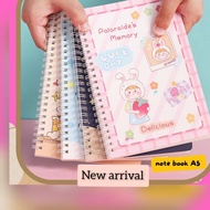 BEST SELLER BUKU TULIS A5 SPIRAL NOTE BOOK AESTHETIC JOURNAL BOOK KAWAII CUTE A5 | READY