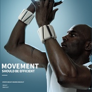 Adjustable Wearable Fitness Silicone Iron Bracelet Gym Ankle Wrist Weight Band Loss Bangles