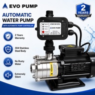 EVO PUMP Automatic Booster Silent Water Pressure Pump 0.5HP/0.75HP/1HP ( warranty 24 month)