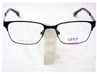 【angel精品眼鏡】┌☆°LEE'S☆。☆┐經典簡約素型LOGO時尚鏡架LS50531*純黑~詳看關於我~鬼洗.薄鋼