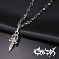 Evan Ch Necklace / Flower Ch Cross Necklace Oval Sword Pedang Kalung Tengkorak Skull Necklace / Kalu