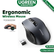 UGREEN Ergonomic Wireless Mouse with Nano Receiver, wireless mouse