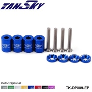 EPMAN Sport 1" BILLET HOOD VENT SPACER RISER KITS FOR ALL TURBO / ENGINE/MOTOR SWAP 6MM TK-DP009-EP