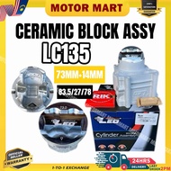 YAMAHA LC135 CYLINDER RACING CERAMIC BLOCK ASSY 73MM BODY TAMBAH 14 73+14MM 73/83.5/27/78 ORIGINAL L