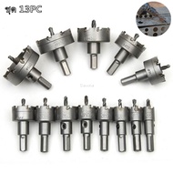 13 ชิ้น 16 มิลลิเมตร - 53 มิลลิเมตร HSS ทังสเตนเหล็กวงกลมโลหะคัตเตอร์กลมเจาะรู 13pcs 16mm-53mm HSS T