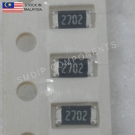 10PCS Taiwan-Grade 27k ±1%, 1206 SMD Resistor (2702)