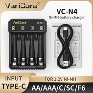 VariCore VC-N4 4 Slot 1.2V NiMH Fast Charge Charger AA AAA No. 5 No. 7 Battery Universal