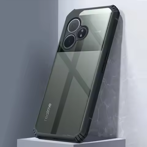Acrylic Clear Back Cover For Realme GT Neo 6 Neo6 SE Case Hard PC+TPU Shockproof Armor Coques Realme