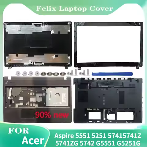 For Aspire 5551 5251 5741 5741Z 5741ZG 5742G 5551G 5251G LCD back cover/Front bezel Palmrest Top And