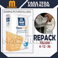 (REPACK) M.Machinery Yara Tera Kristalon 6-12-36 1KG 2KH 5KG NPK Fertilizer Foliar Baja Air