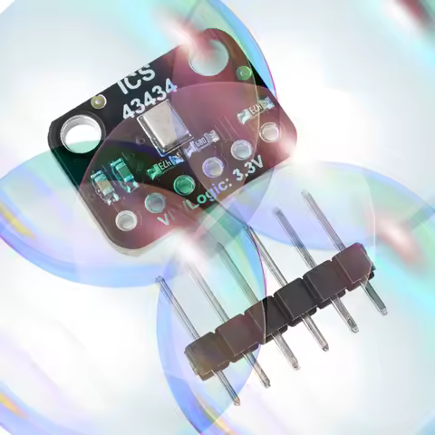 DC 1.5V-3.6V ICS-43434 MEMS Microphone Module SNR 65dBA Low Pass Filter Module I2S Output Microphone