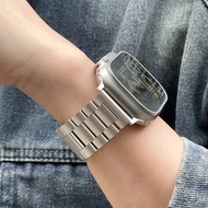 1 ชิ้น สายนาฬิกาข้อมือโลหะสีสตาร์ไลท์ สำหรับบุรุษและสตรี ใช้ร่วมกับ Apple Watch ได้ สำหรับ Apple Wat