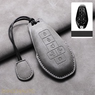 Key Cover Leather Case Car Key Keychain Protection Cover Casing For 2025 DENZA D9 2024 DENZA D9 dmi