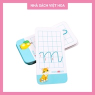 42 cards to learn letters, numbers, and marks in large size 8x16cm_FlashCard