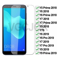 Tempered Glass Huawei Y9 Y6 Pro Y7 2019 Full Screen Protector Y7 Y5 Y6 Y6S Y9S Prime 2018 Y7S Nova 3i 5T Glass Protective Film
