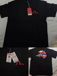 EVISU 黑色短袖T恤