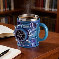New Turbocharger Cup Turbocharger Mugv8 Engine Office Coffee Mug Travel T8a1
