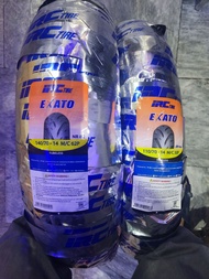 Irc Exato Tire size 14 110/70 140/70 Free 2pito 2sealant For Yamaha Aerox set made in indonesia tubeless Good for wet &amp; dry season quality product and durable for other concern send us message thanks