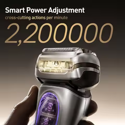 Braun Electric Shaver S9 Pro+ Peak Edition 2.0 60Mins Battery Life Reciprocating Razor 10D Flexible 