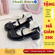 (GOOD QC STANDARD VERSION) TYPE 1 women's lolita shoes with cute lace bow, ladylike style for partie