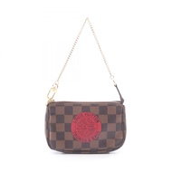 [二手] 路易威登LOUIS VUITTON手提包 迷你手袋配件 Damier Ebene T&B N58011 PVC 塗層帆布皮革 迷你手袋配件