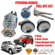 Perodua Kancil Full Key Set Ignition Switch Key Starter Door Lock Bonnet Lock Security System Safety