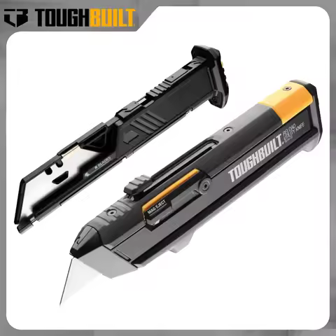 TOUGHBUILT TB-H4S2-03 Reload Utility Knife 2 Blade Mags Anti Slip Sharp Spring Type Corrosion Resist