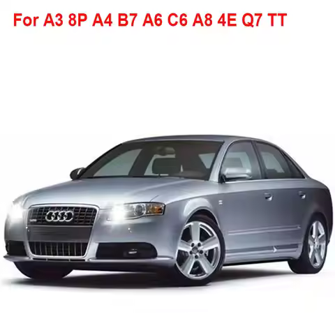 For Audi A3 8P A4 B7 A6 C6 A8 4E Q7 TT 8J Car LED Daytime Running Light Canbus 1156 P21W Ba15s DRL L