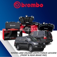 BREMBO TOYOTA LAND CRUISER LX470 CYGNUS UZJ100 BRAKE PAD FRONT (DEPAN) & REAR (BELAKANG)