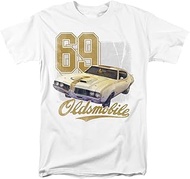 Unisex Oldsmobile 442 White T-Shirt, White, 3XL