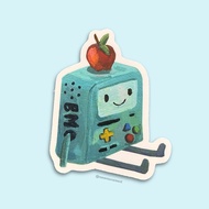 BMO sticker, adventure time sticker, waterproof sticker, robot cartoon sticker, beemo sticker, cute 