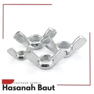 Wing Nut M6 Galvanized M6 Ear Nut/