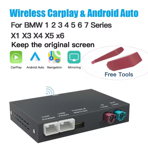 Wireless CarPlay for BMW NBT System 1 2 3 4 5 6 7 Series X1 X3 X4 X5 X6 MINI E60 E84 E70 F26 F25 F10