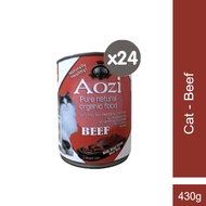 Aozi Organic Beef Cat Food in Can 430g (24 Cans)