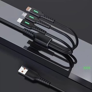 Kabel data ponsel Kabel Data Pengisian Cepat 120W6A Charger dengan port rotasi 180 Derajat Kabel Pen