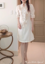 Stylish Womens Barong Dress - Modern Filipiniana Dress for Special Occasions